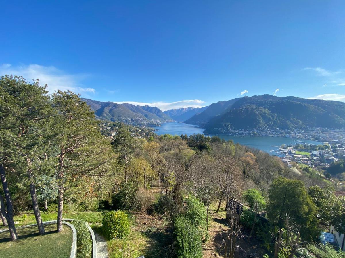 Penthouse - Villa Cardano Комо Екстериор снимка