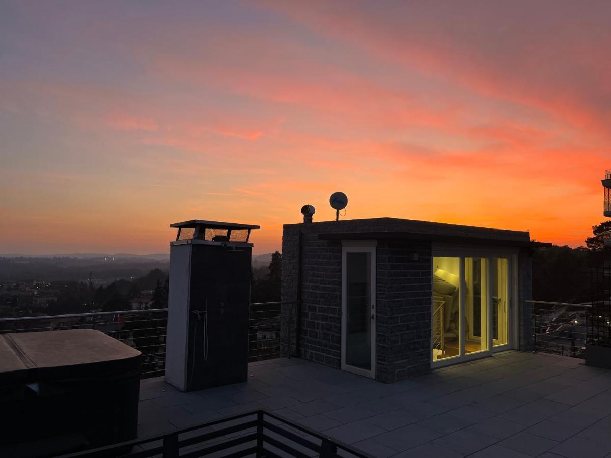 Penthouse - Villa Cardano Комо Екстериор снимка