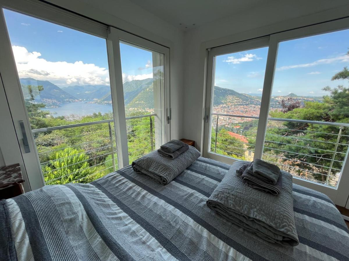 Penthouse - Villa Cardano Комо Екстериор снимка