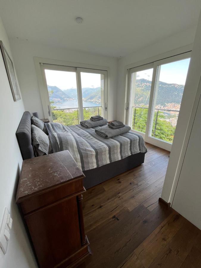 Penthouse - Villa Cardano Комо Екстериор снимка